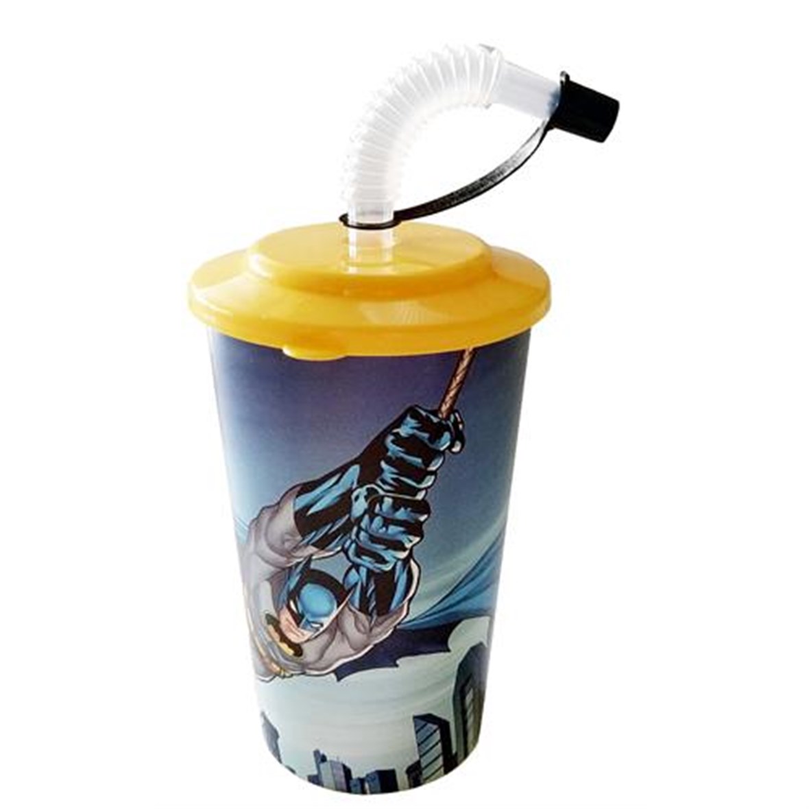 Transformacion Pipetli Batman Lisanlı Çocuk Bardağı