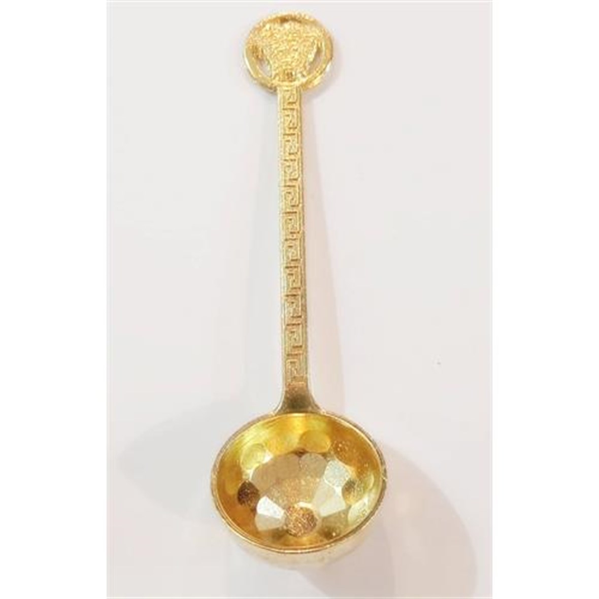 TRANSFORMACION Vintage El Yapımı Gold 3 lü Şeker ve Ölçü Kaşığı Seti