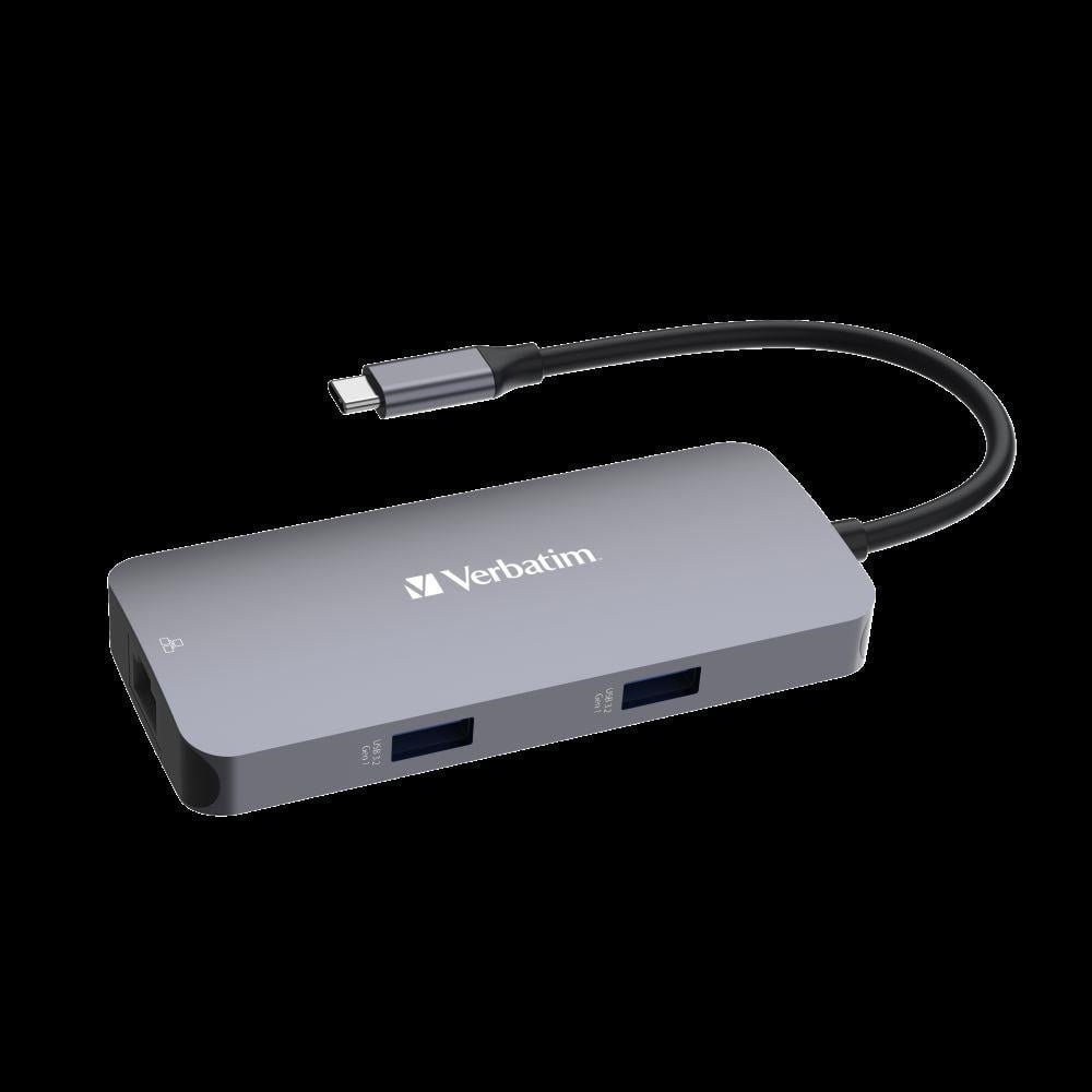 VERBATIM HUB USB-C Pro Multiport 5 Port 1xHDMI 1xRJ45 2xUSB-A 3.0 1xUSB-C 32150