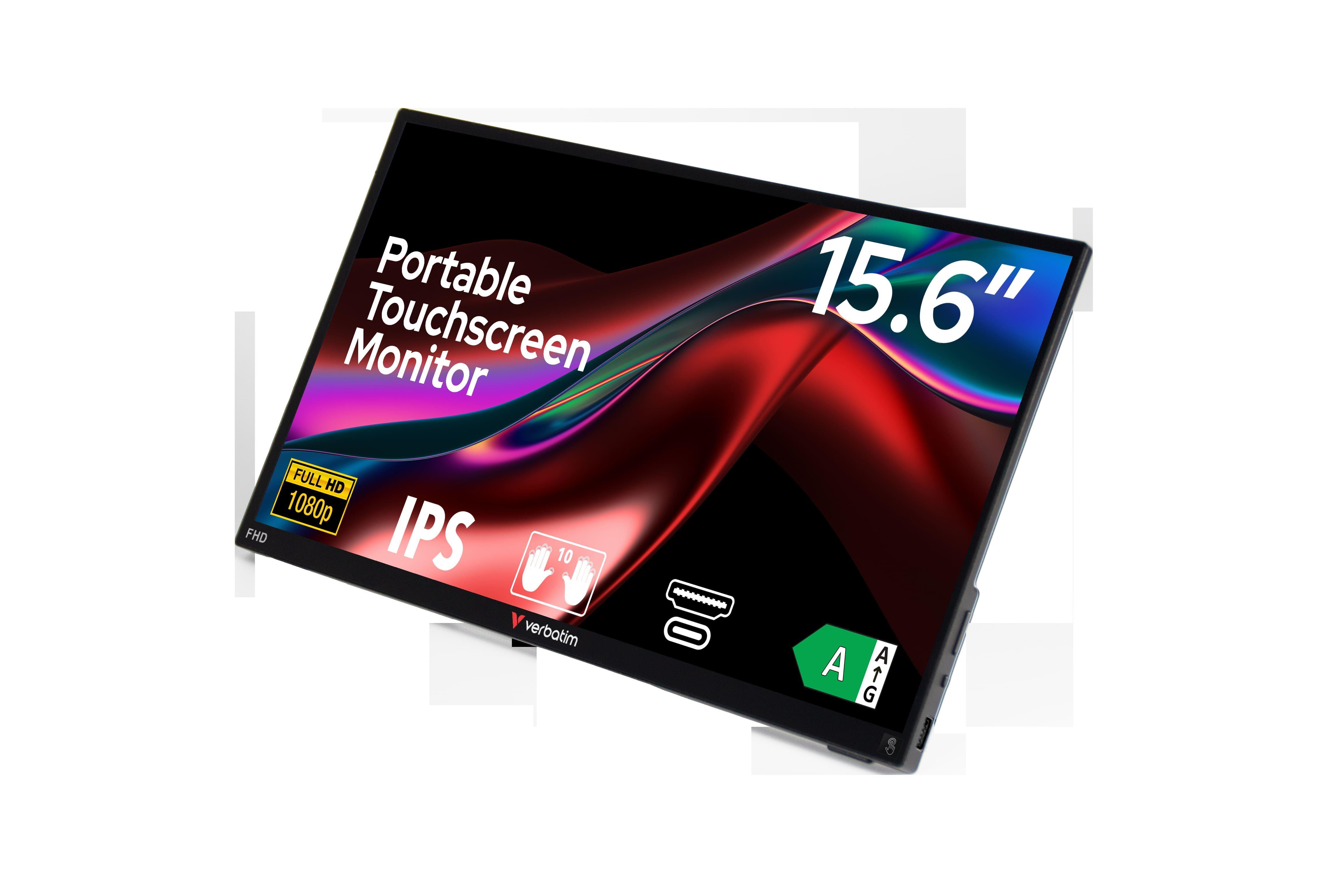 VERBATIM PMT-15 Portable Touchscreen Monitor 15.6