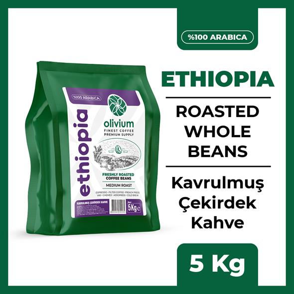Etiyopya Sidamo  Kavrulmuş Kahve - 5 Kg