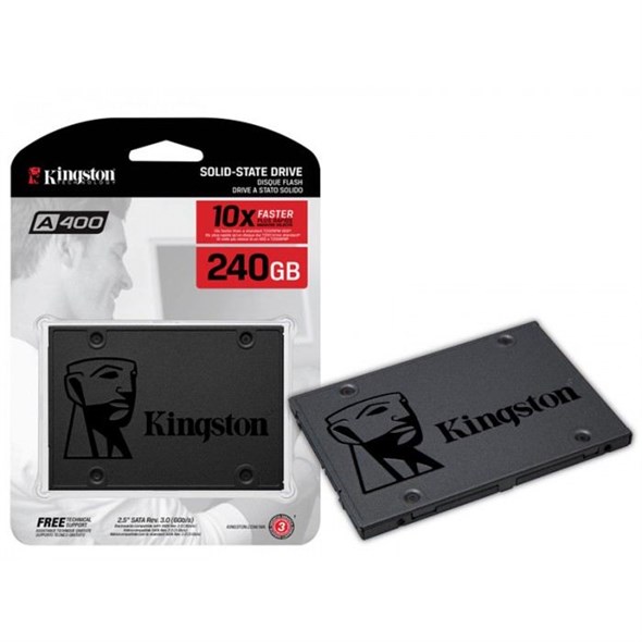 KINGSTON 240GB A400  Sata 3.0 500-350MB/s 7mm  2.5 Flash SSD SA400S37-240G