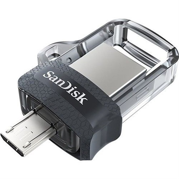 SANDISK 256GB Ultra Android Dual Drive USB 3.0 Siyah USB Bellek SDDD3-256G-G46