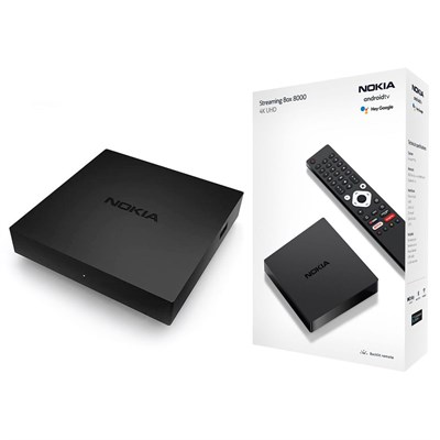 NOKIA TV Streaming Box 4K UHD Android Siyah TV-BOX-8000-BLACK