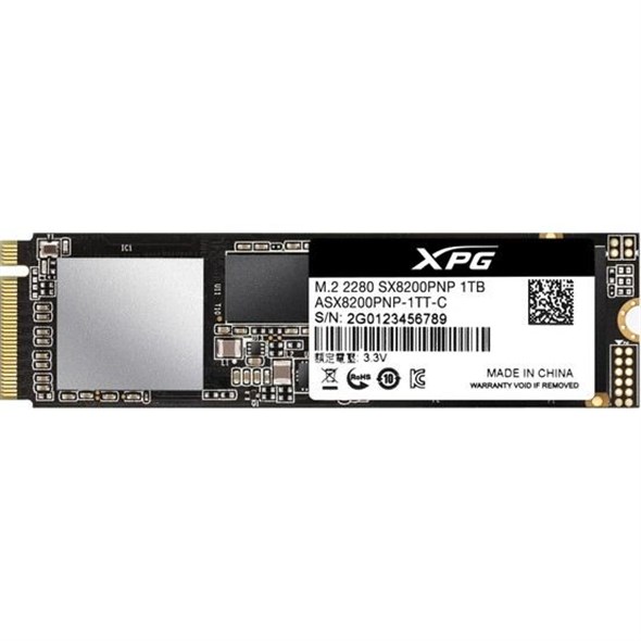 XPG 1TB SX8200PNP PCIE M.2 3500-3000MB/s Flash SSD ASX8200PNP-1TT-C