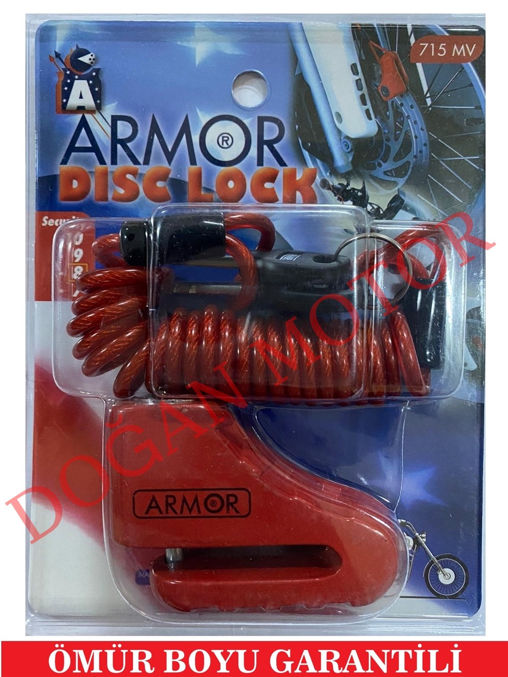 ARMOR DİSK KİLİTİ ALARMLI 