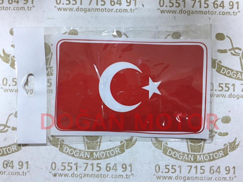 CG KARE FAR FİLMİ KIRMIZI TÜRK BAYRAĞI