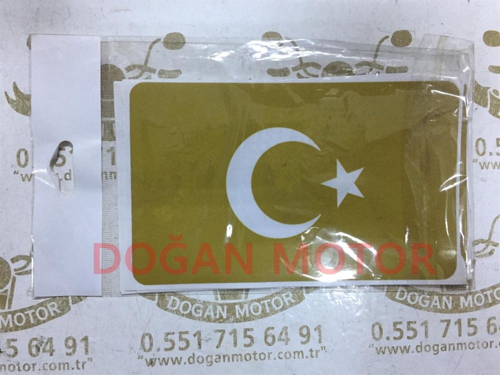 CG KARE FAR FİLMİ SARI TÜRK BAYRAĞI