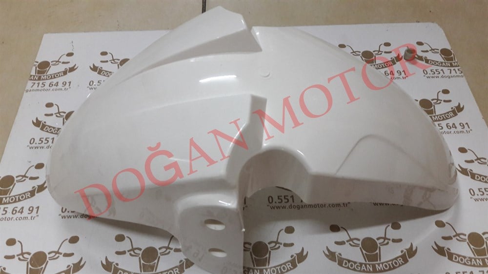 ELEKTRİKLİ BİSİKLET ÖN ÇAMURLUK BEYAZ ARORA MODELİ