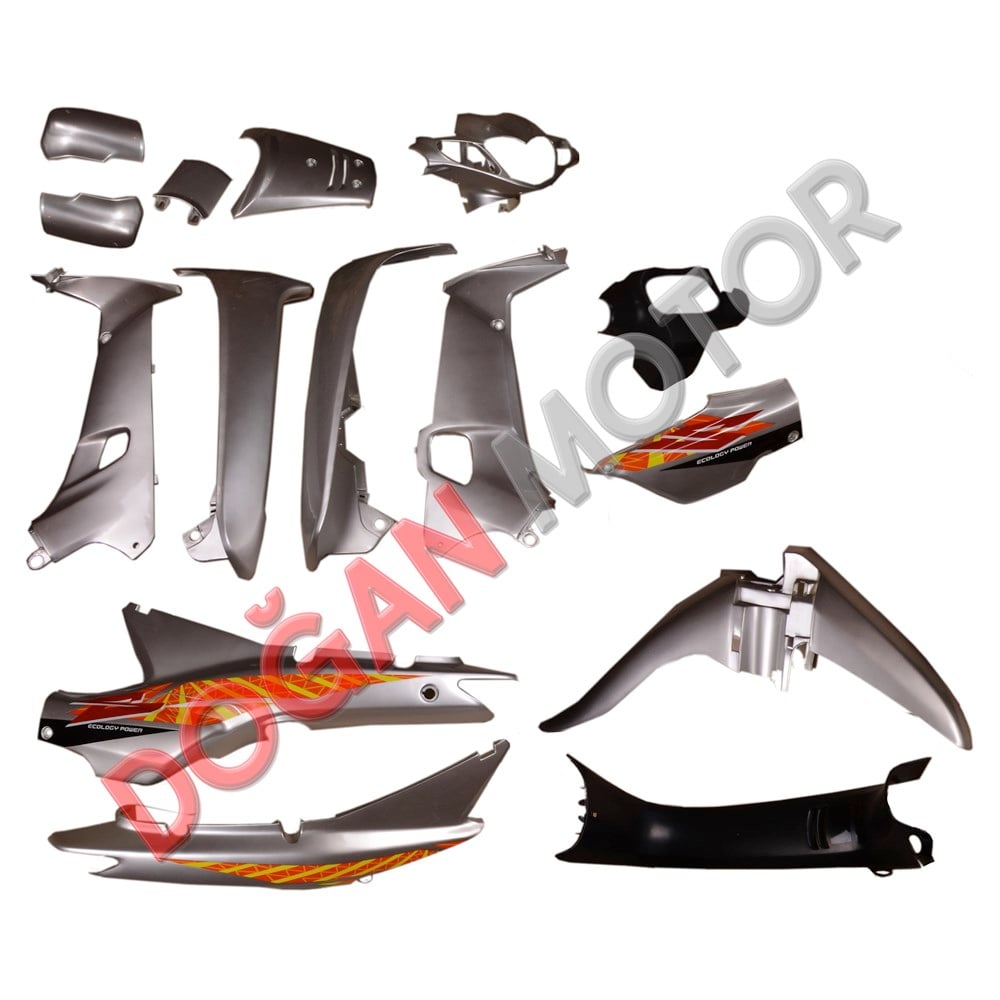 KAPORTA SET  GÜMÜŞ KALIPSO - ÇELİK CUB
