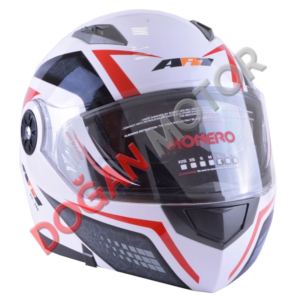 KASK ÇENE AÇILIR VİZÖRLÜ 