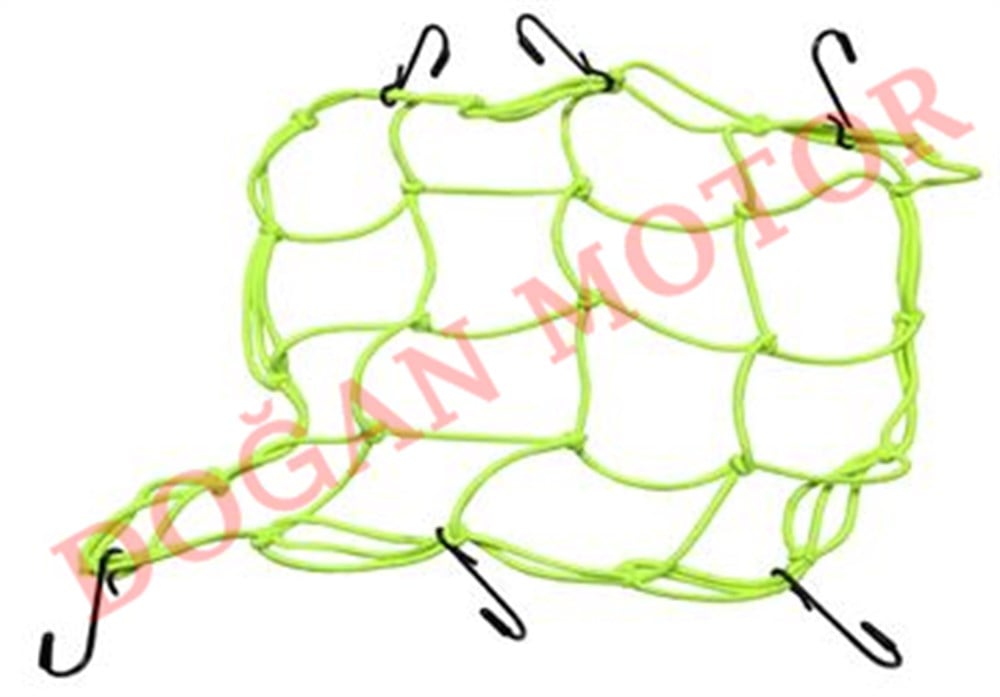 KASK FİLESİ FLORASAN YEŞİL LASTİKLİ KANCALI