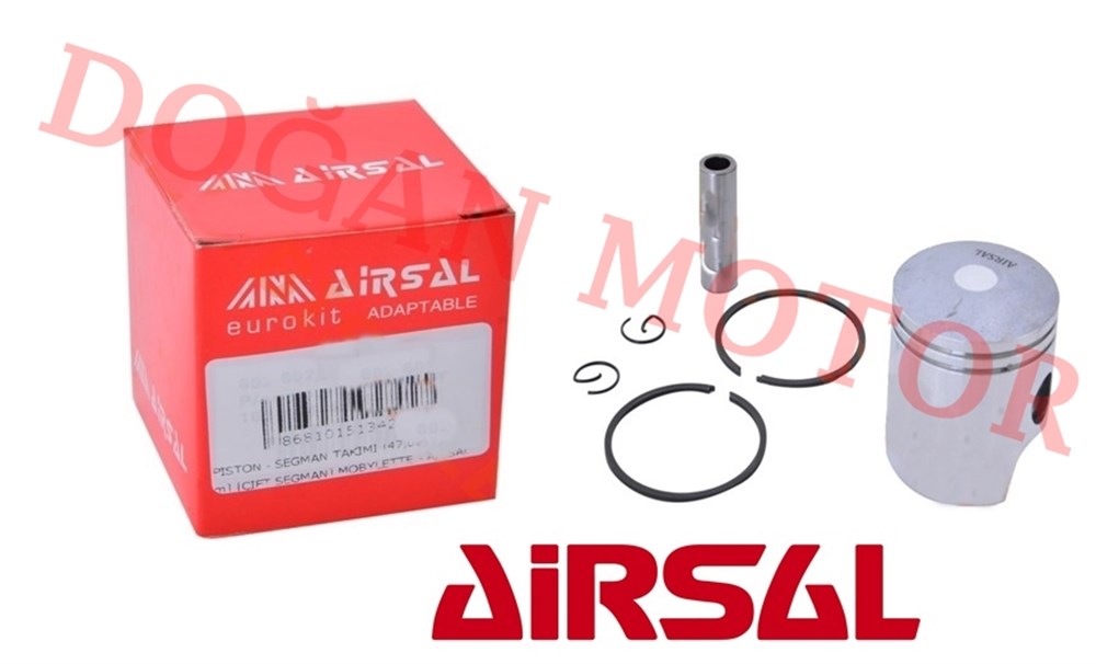 MOBYLETTE 46 PİSTON SEKMAN TAKIMI AIRSAL ORJİNAL