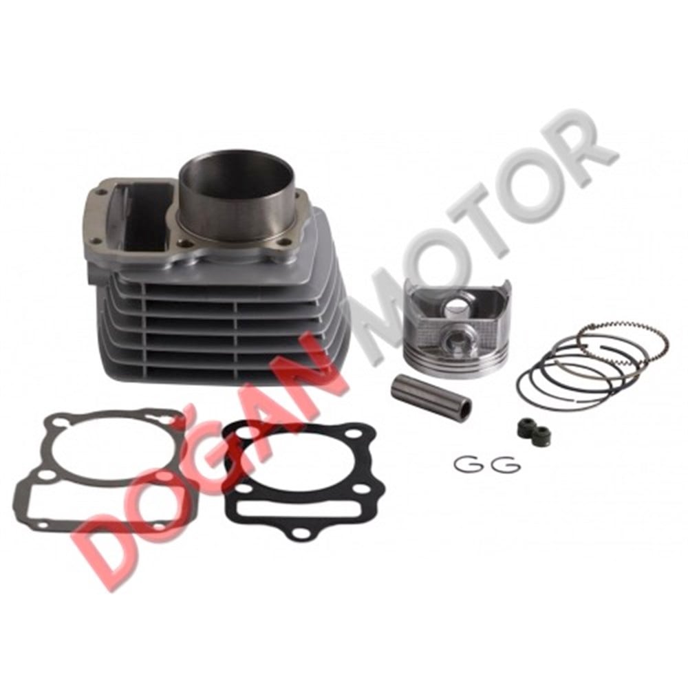 SİLİNDİR KOMPLE 15 PERNO 65,5 mm YÜK:76 mm YÜKSEK PETEK 250cc  CG