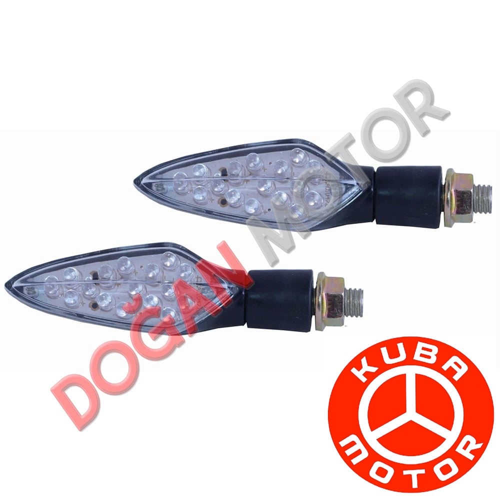 ÜÇGEN LED SİNYAL15 LEDLİ (SARI IŞIK) KUBA FX ORJİNAL