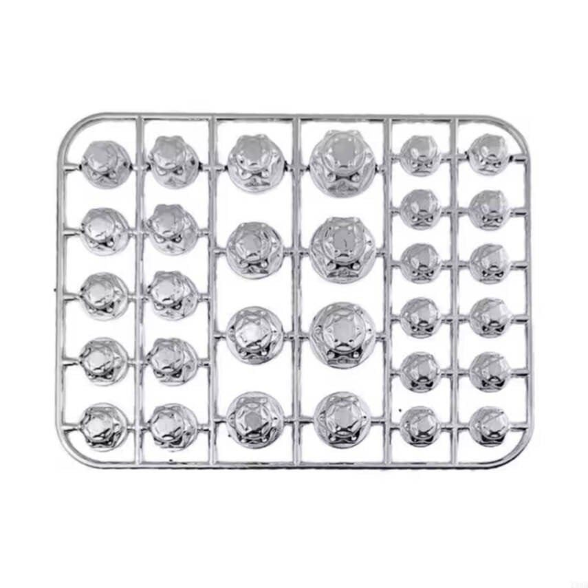 VİDA KAPAPI PLASTİK SET ( VİDA KAPAK) KROM