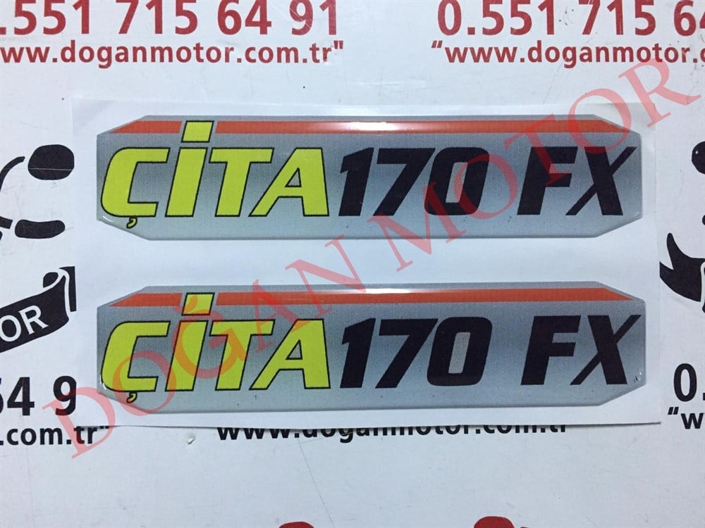 YAN KAPAK YAZISI ÇİTA 170 FX GOLD