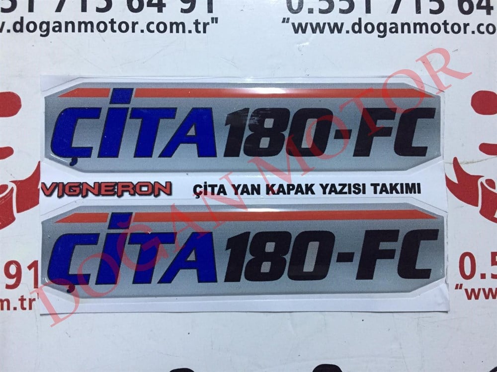 YAN KAPAK YAZISI ÇİTA 180 FC