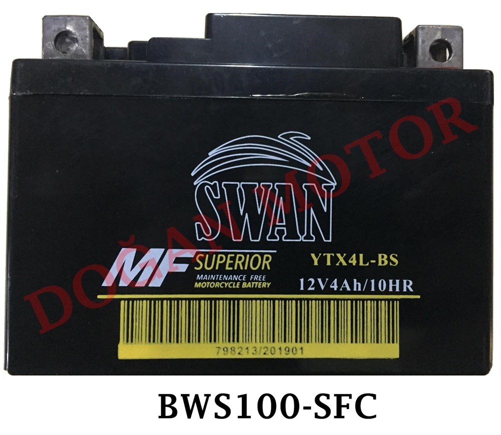 YTX4L-BS      12V 4AH -10HR   AKÜ         (BWS100-SFC)