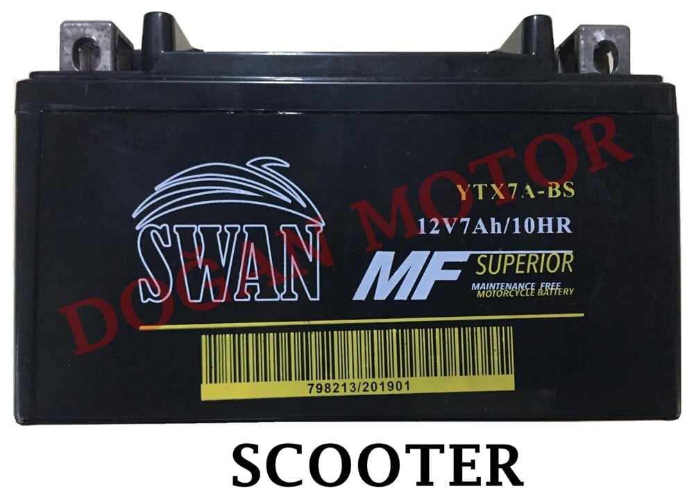 YTX7A-BS    12V 7AH- 10HR   AKÜ   (SCOOTER)