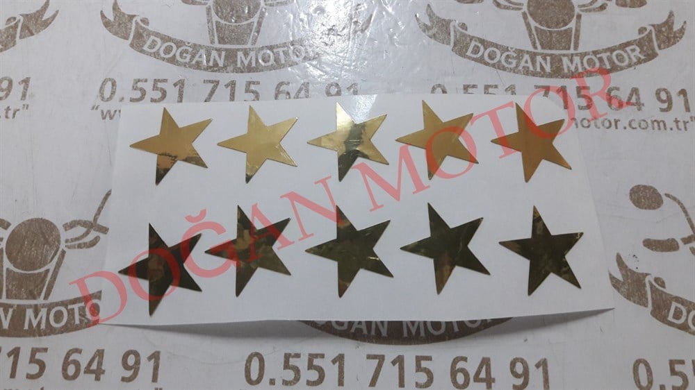 10 LU YILDIZ SETİ GOLD