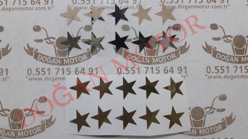20 Lİ YILDIZ SETİ NİKEL+GOLD