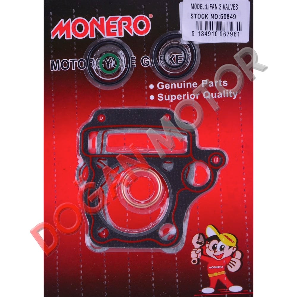 ALT - ÜST CONTA TAKIMI  SİLİKONLU   LİFAN 3 SİBOPLU