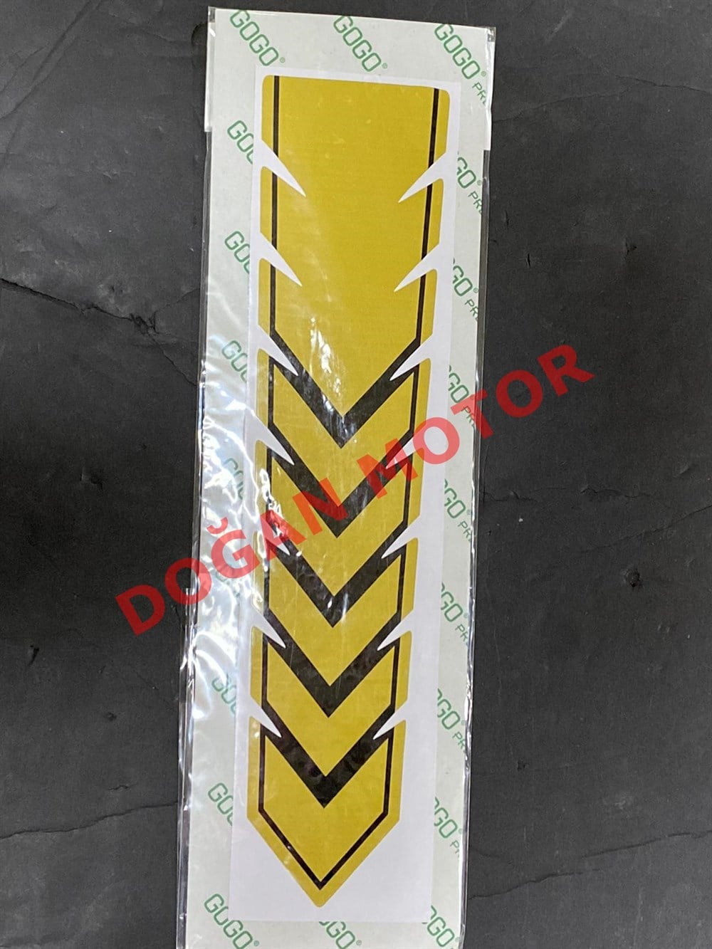 ÇAMURLUK OK ŞERİT STİCKER GOLD