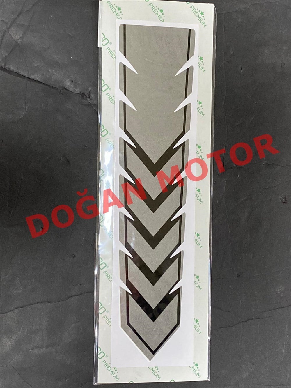 ÇAMURLUK OK ŞERİT STİCKER GRİ
