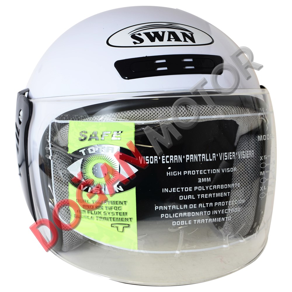 ÇENESİZ KASK BEYAZ