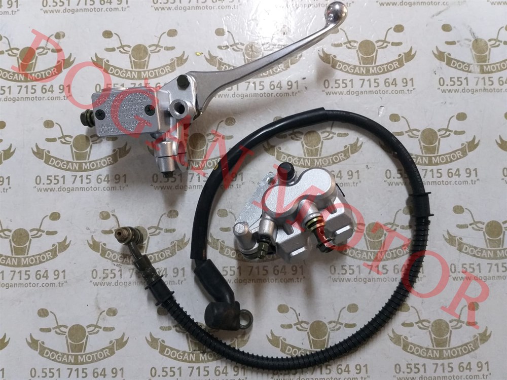 CG ALT ÜST FREN MERKEZİ + HİDROLİK HORTUMU SET GRİ