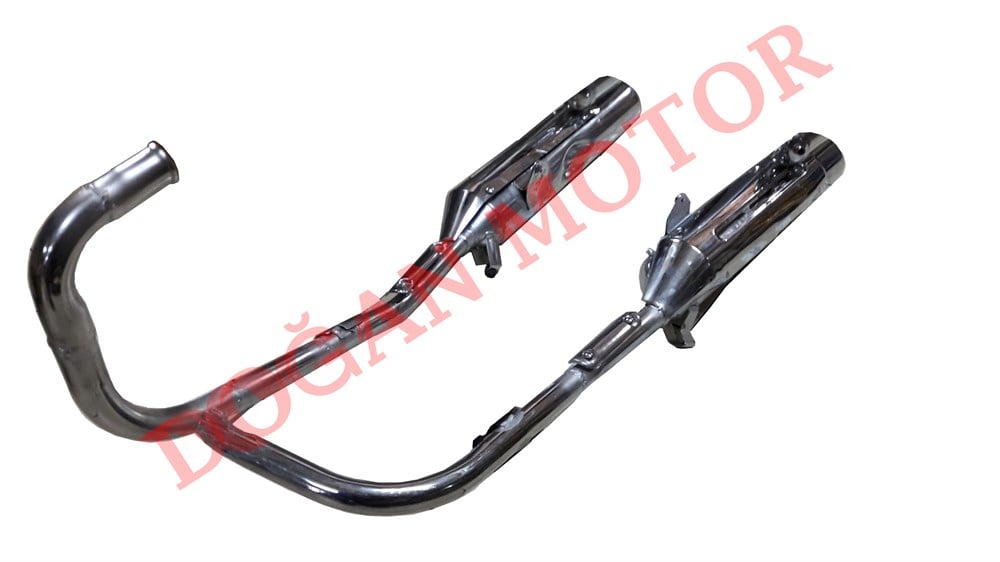 CG SAĞDAN SOLDAN ÇİFTLİ ORJİNAL YBR EGSOZ (ÖZEL ÜRETİM)