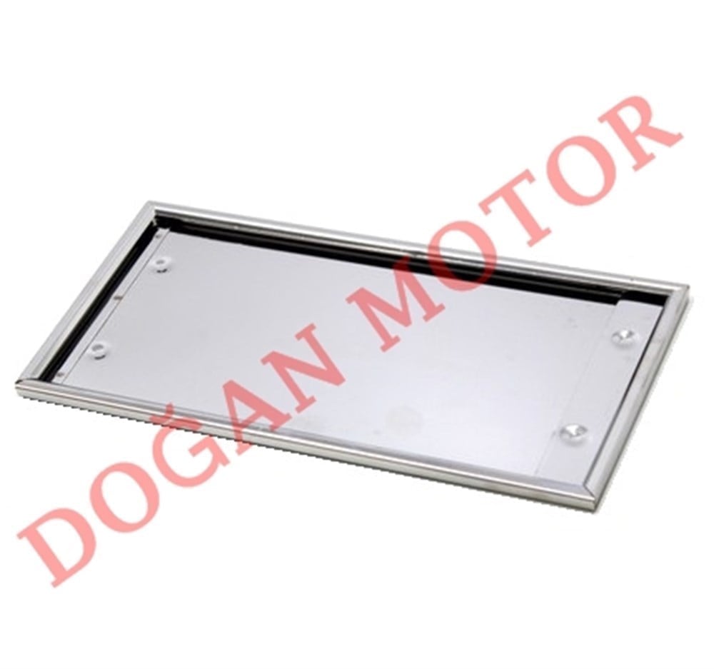 DEMİR KROM PLAKALIK ORJİNAL ( TÜM MOTORLARA UYUMLU PİLAKALIK)