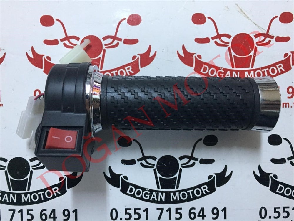 ELEKTRİKLİ BİSİKLET GAZ KOLU DÜĞMELİ