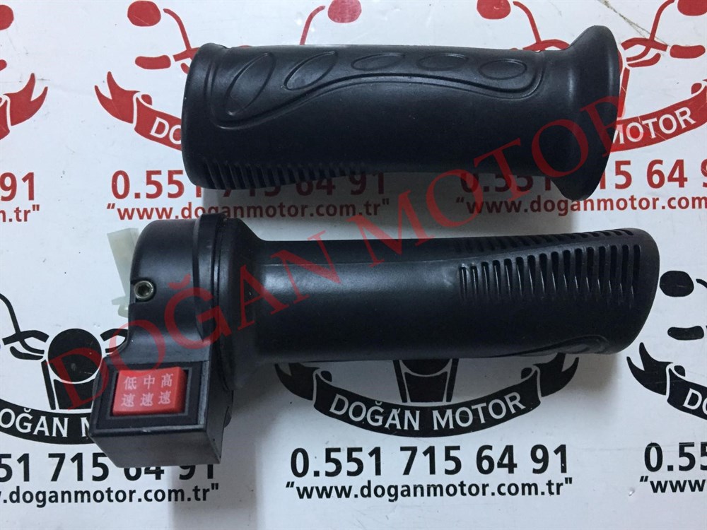 ELEKTRİKLİ BİSİKLET GAZ KOLU DÜĞMELİ