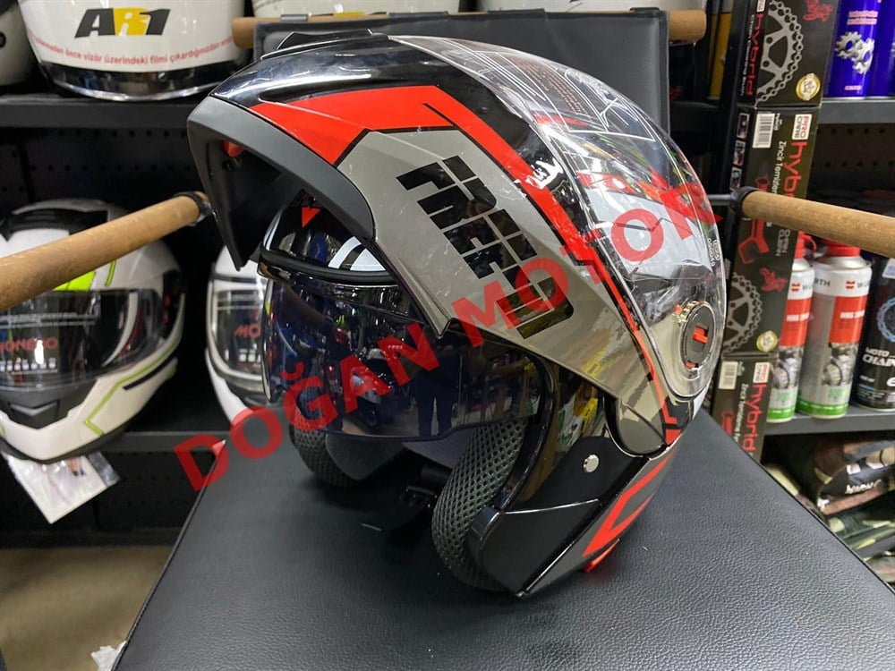 FREE-M ÇENE AÇILIR VİZÖRLÜ KASK