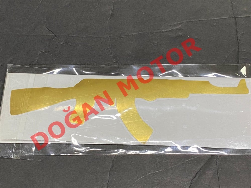 GOLD  KELEŞ SİTİCKER TEKLİ  A KALİTE BASKI 