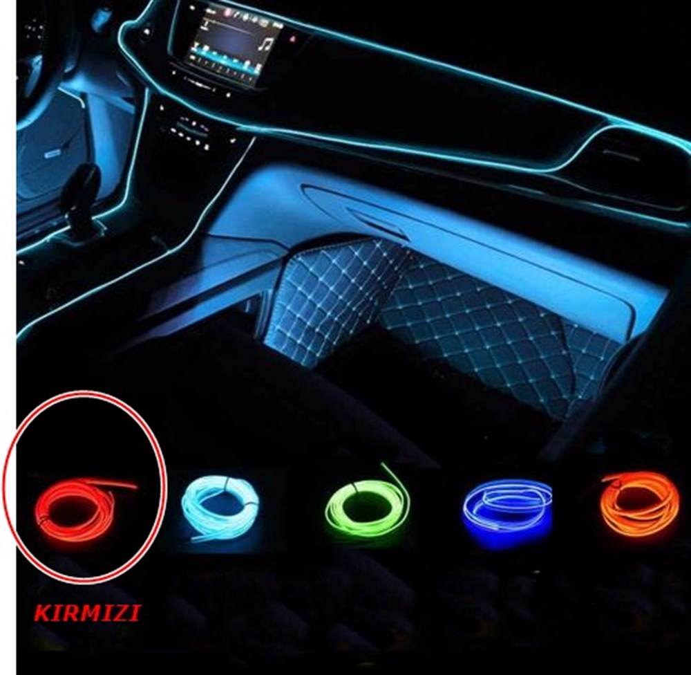 İP NEON LED KIRMIZI 2METRE 