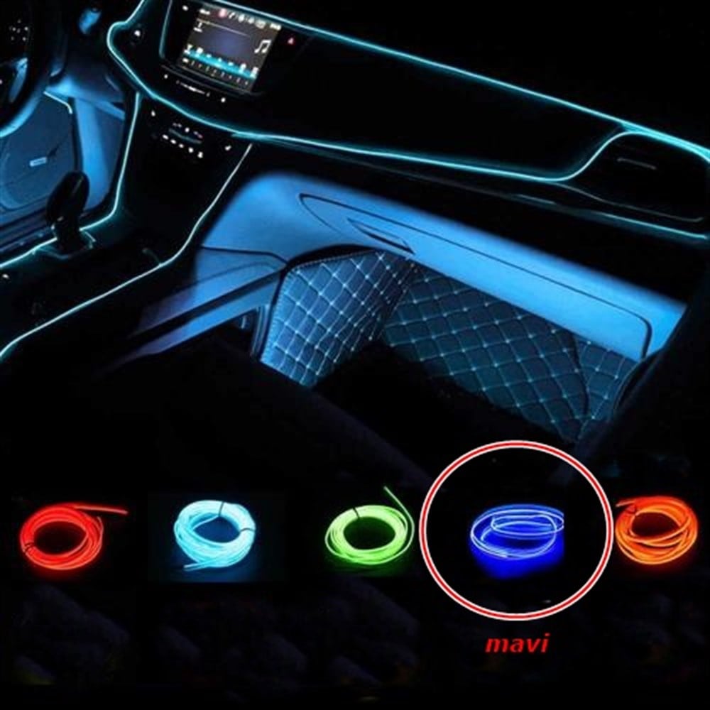 İP NEON LED MAVİ 2METRE