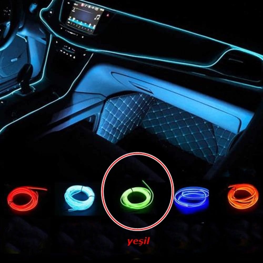 İP NEON LED YEŞİL 2METRE