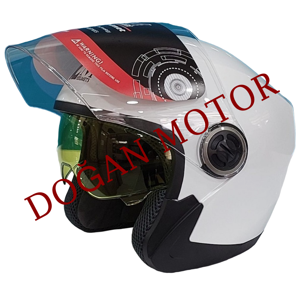 KASK ÇENESİZ BEYAZ
