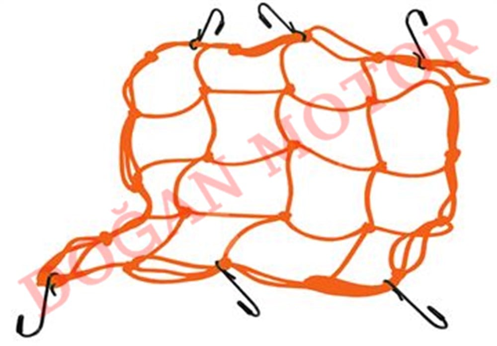 KASK FİLESİ TURUNCU LASTİKLİ KANCALI