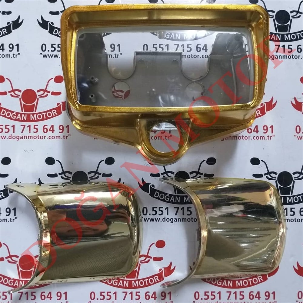 KİLOMETRE KILIFI + ÖN ARKA TOZLUK GOLD SET