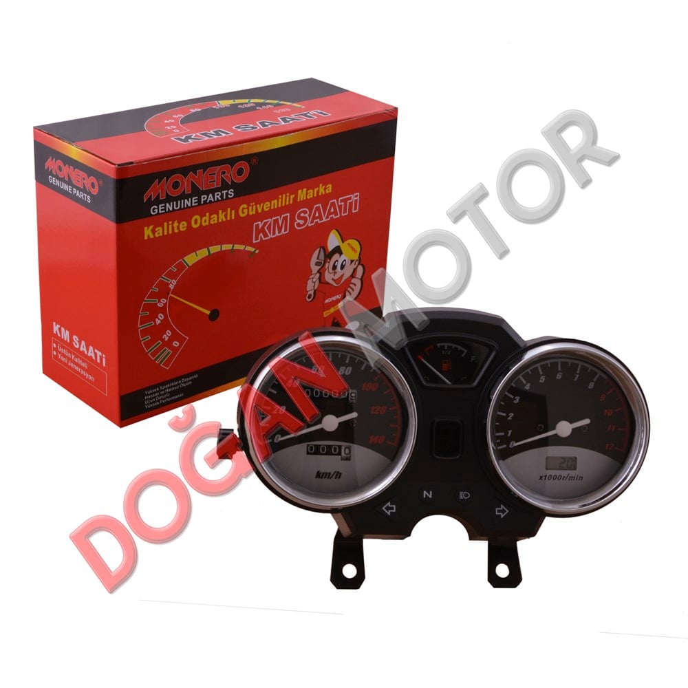 KİLOMETRE SAATİ  DEVİR SAATİ DİJİTAL  CG 100 SPORT  140 KM   MONERO