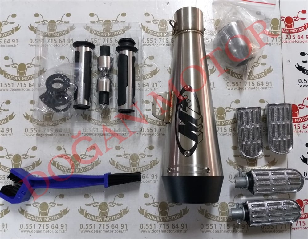 M4 EGSOZ + BARRACUDA ELCİK + ZİNCİR FIRÇASI + ÖN ARKA BASAMAK TAKIMI  SET