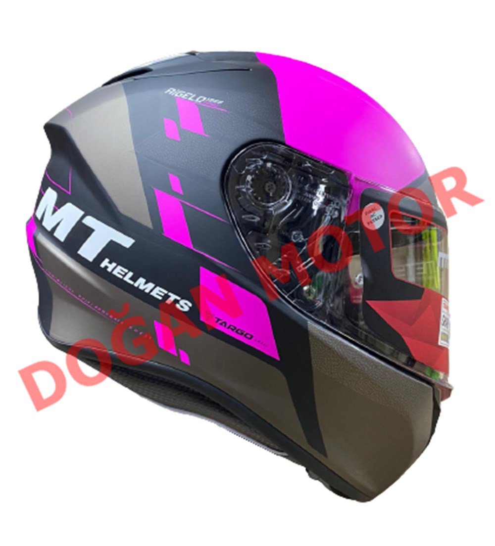 MT SHELL TARGO KASK MAT PEMBEGRİ