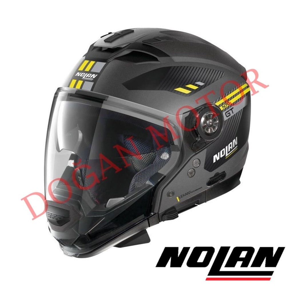 NOLAN N70-GT  GRİ-SİYAH