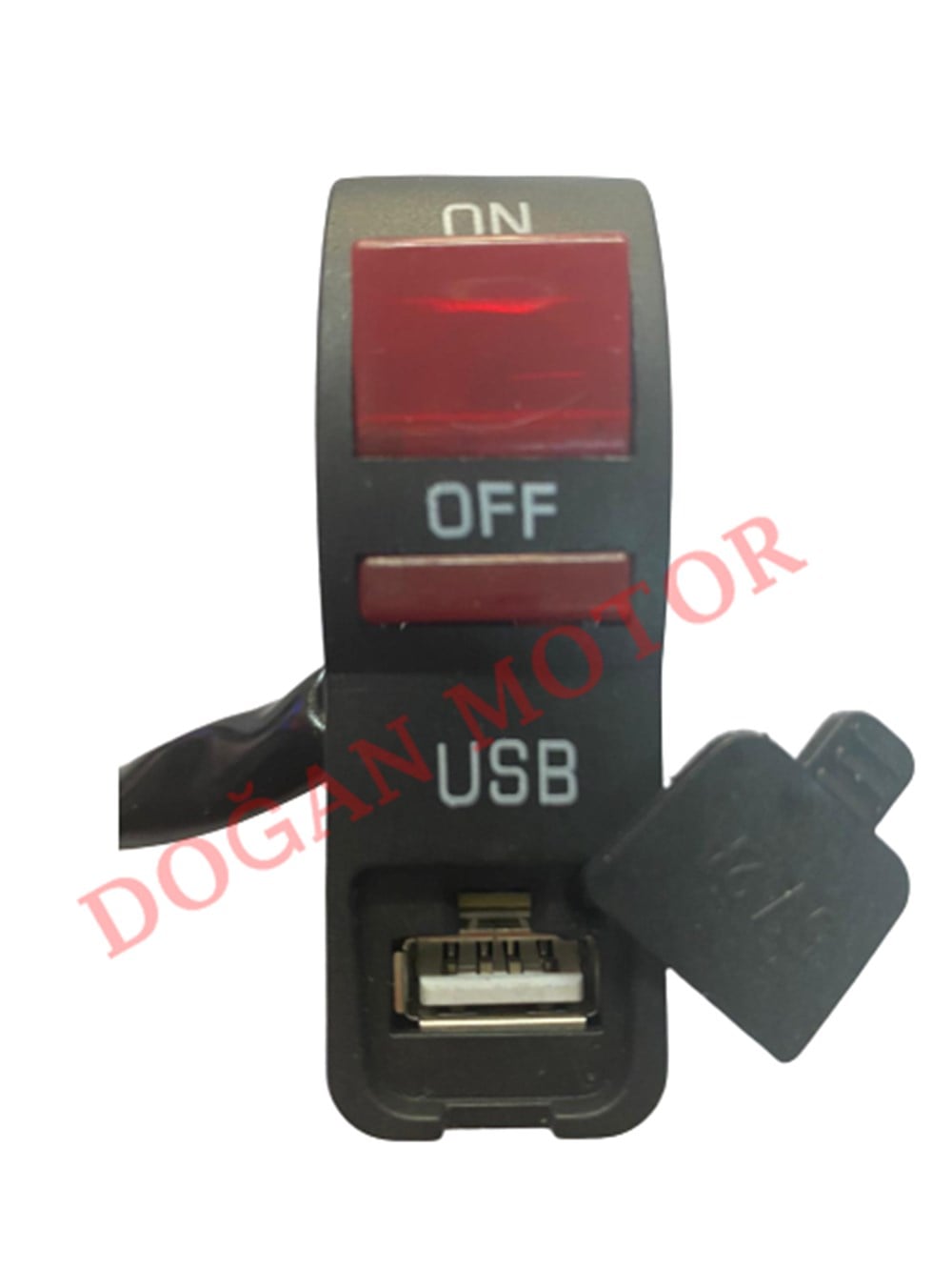 ON-OF DÜĞMELİ USB ŞARJLI KUMANDA KOLU KABLOLU