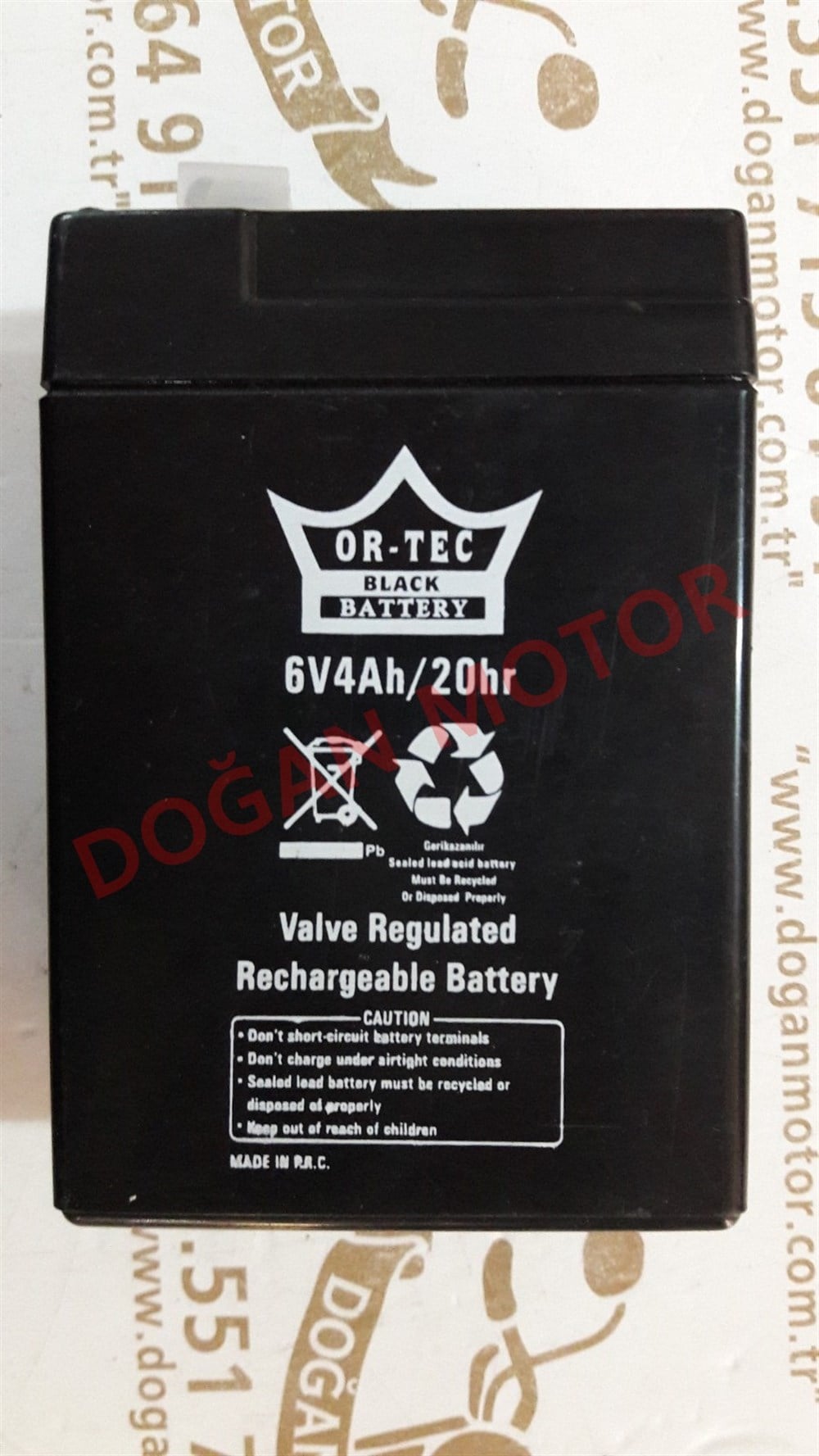 OR-TEC 6-4  IŞILDAK AKÜSÜ GEL