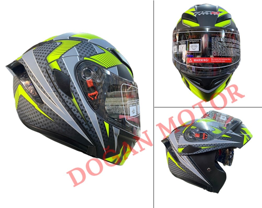 RS2 KASK NEON YEŞİL - BEDEN (XL)